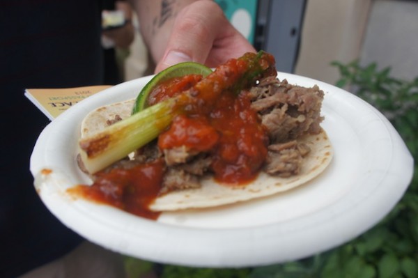 Mexico's Taco de Ribeye with Salsa de Chipotle 