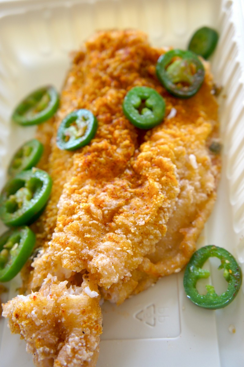 Spicy fried tilapia 