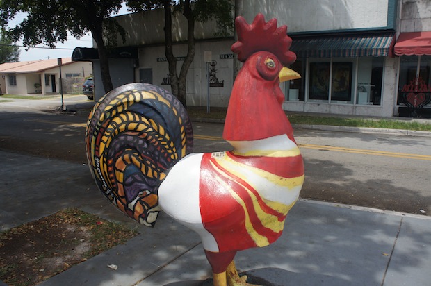 More roosters painted in Calle Ocho