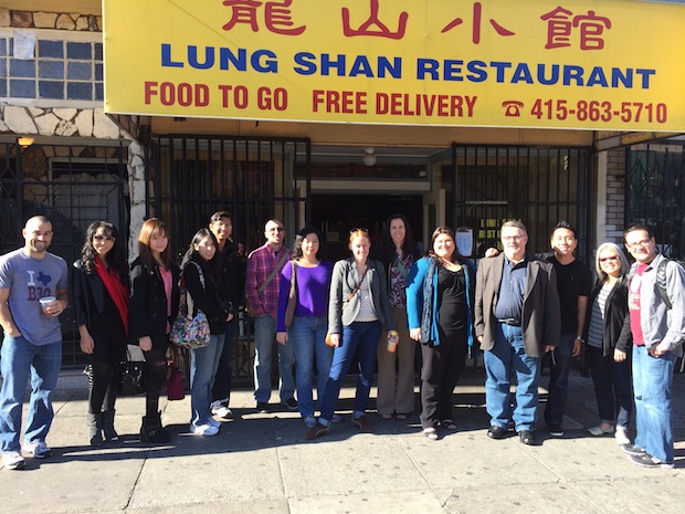 The Chowzter crew in front of Mission Chinese