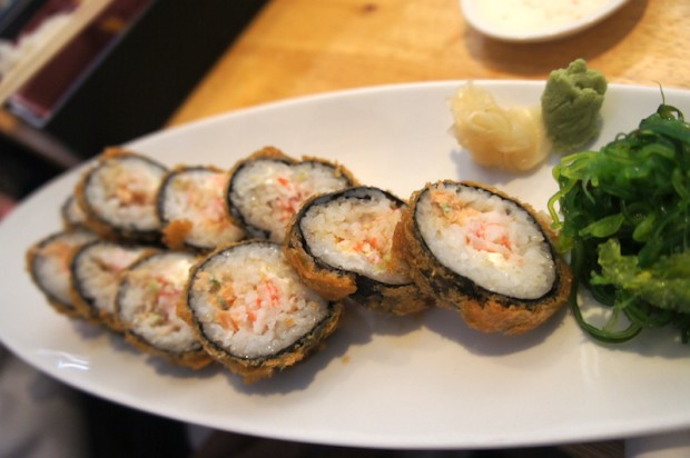 Kiko roll - fried tempura roll with seafood