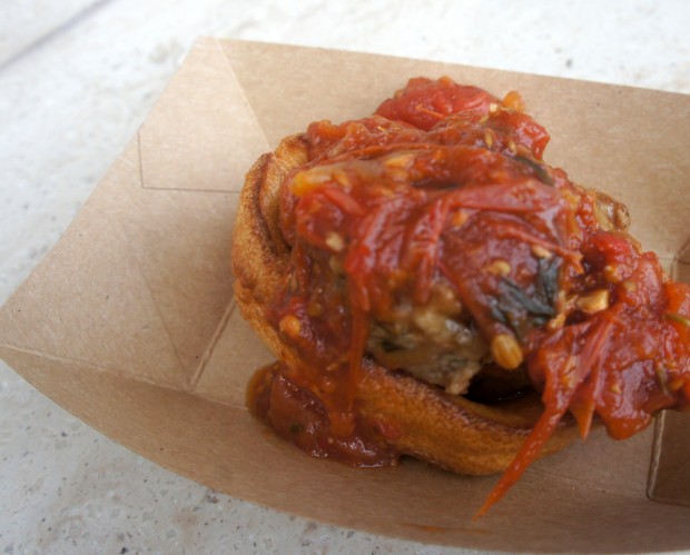 New Zealand - Lamb meatball with spicy tomato chutney