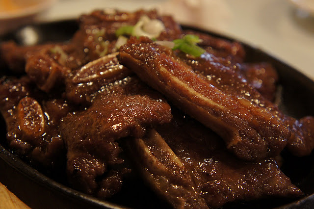 Kalbi…sweet delicious Korean beef short ribs