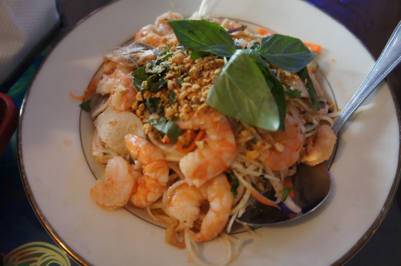 Shrimp Papaya Salad - Goi Tom