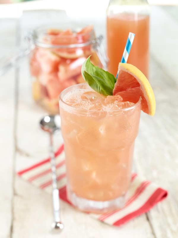 Grapefruit Basil cocktail
