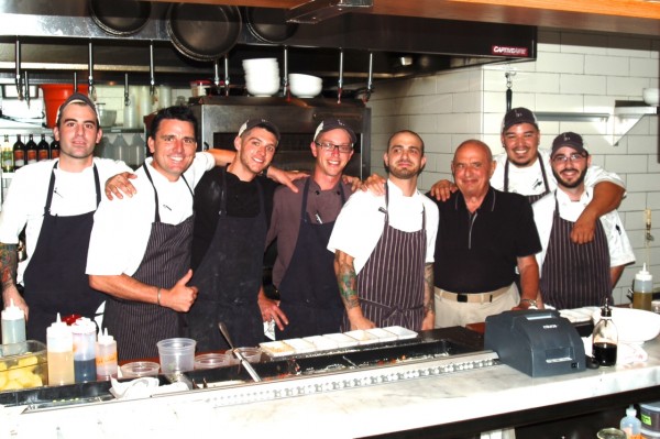 The team at Prato with Chef Bocuse