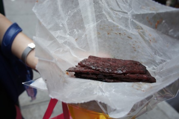 Malaysian Beef Jerky in Chinatown