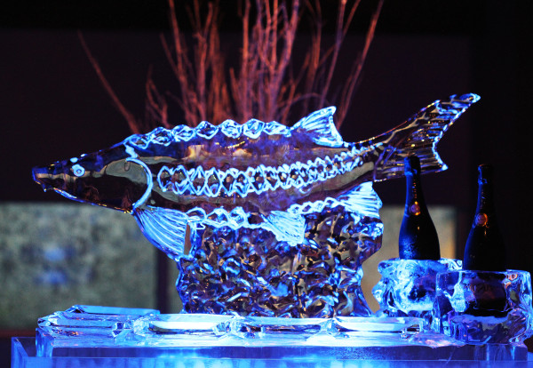 Fish Ice Sculpture