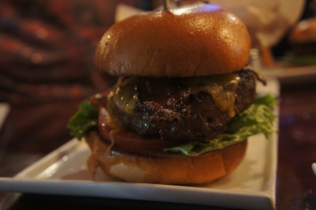 ROK:BRGR Burger - aged vermont cheddar | maple pepper bacon | bourbon bbq - $12.5 