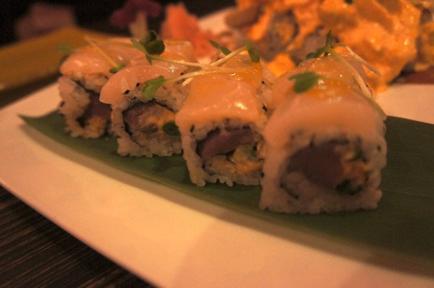 Sushi Pop's ceviche roll