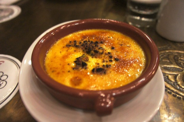 Spiced Flan at Spice Road Table