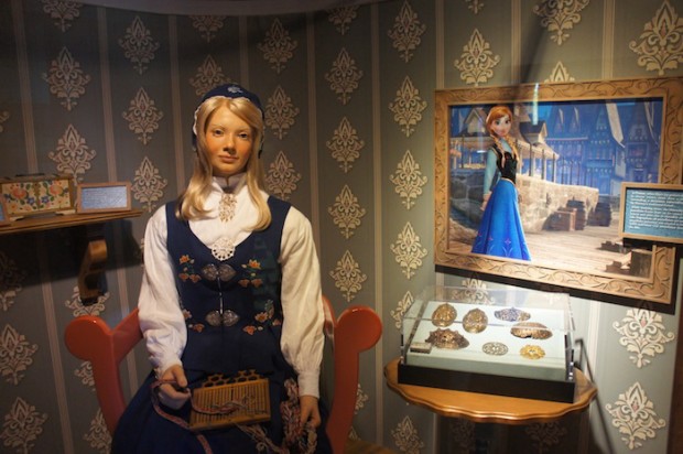 One of the costume displays for Scandinavian culture