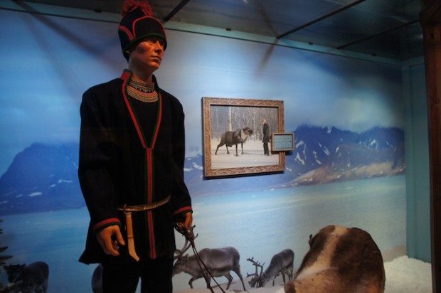 One of the costume displays for Scandinavian culture