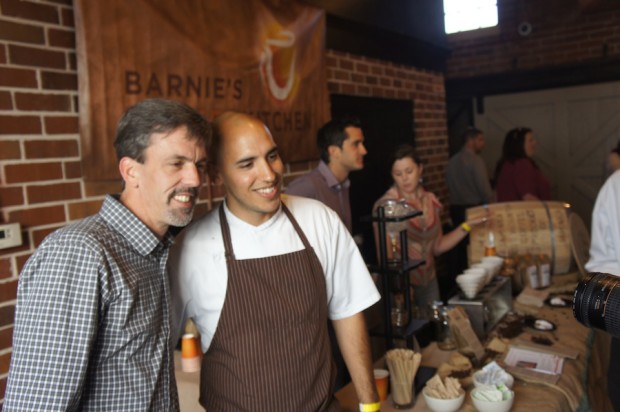 Chef Velasco with Valencia Professor Chef Kenneth Bourgoin