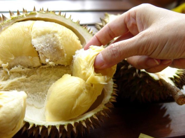 Durian - the "king of fruit". Also known as the Stinky fruit