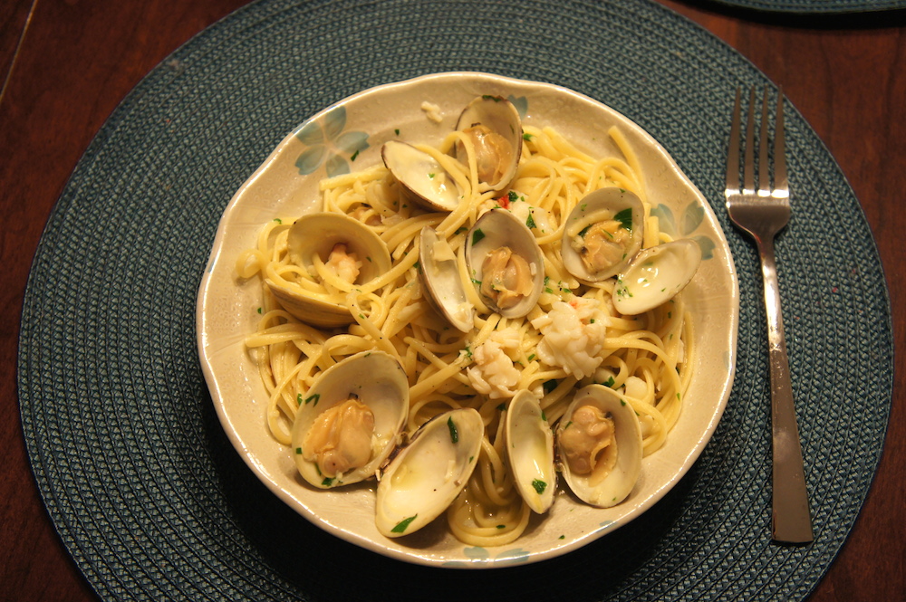 Julie Deily’s Florida Seafood Pasta in a White Wine Sauce