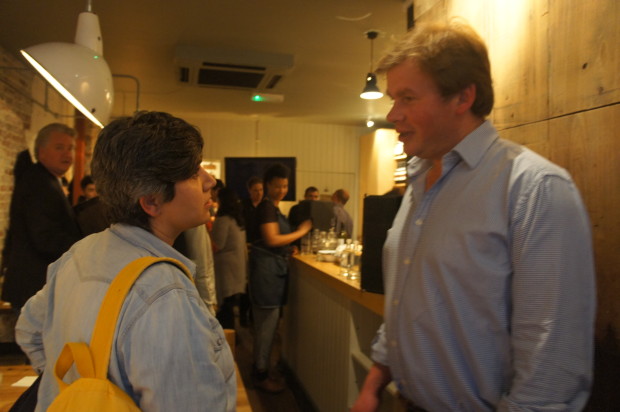 Istanbul Chief Chowzter Tuba Satana with Farmer Charles Ashbridge, owner of the winning steak