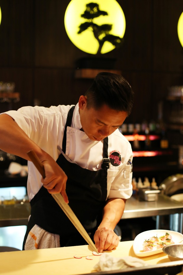 Chef Chau - focused, determined, creative and avant garde in his cuisine
