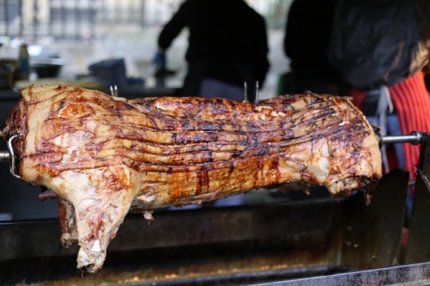 Portugese style whole hog