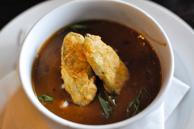 Seafood Gumbo - Crab, Shrimp, Fried Okra - $7  - Photo by Krystle Nguyen