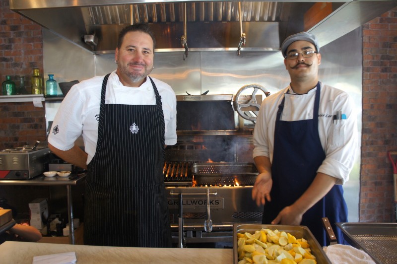 Chef Henry Salgado and Peter Lee of Txokos Basque Kitchen