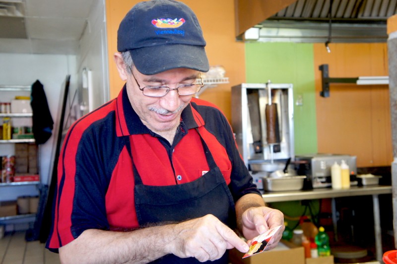 Mr. Iskender aka Alex Kurnaz of Halal Philly Cheesesteaks and Gyros