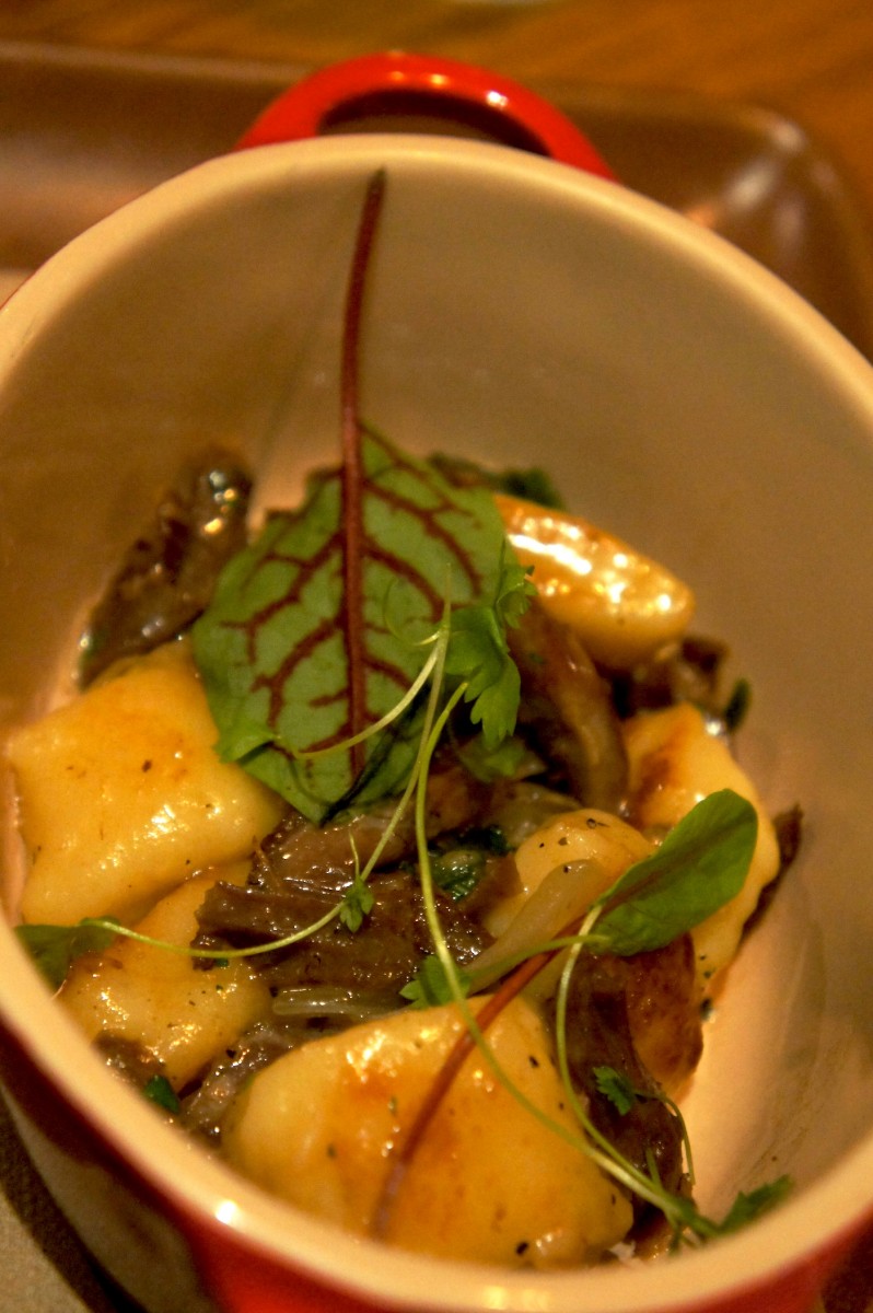 Potato Gnocchi  - Duck confit, brown butter, and sage - 10.oo