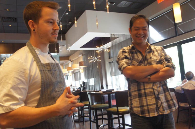 Chef Austin Boyd with Seito Sushi owner Jason Chin