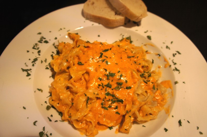 Pasta - Tagliatelle with Vodka sauce - the vodka sauce is addicting