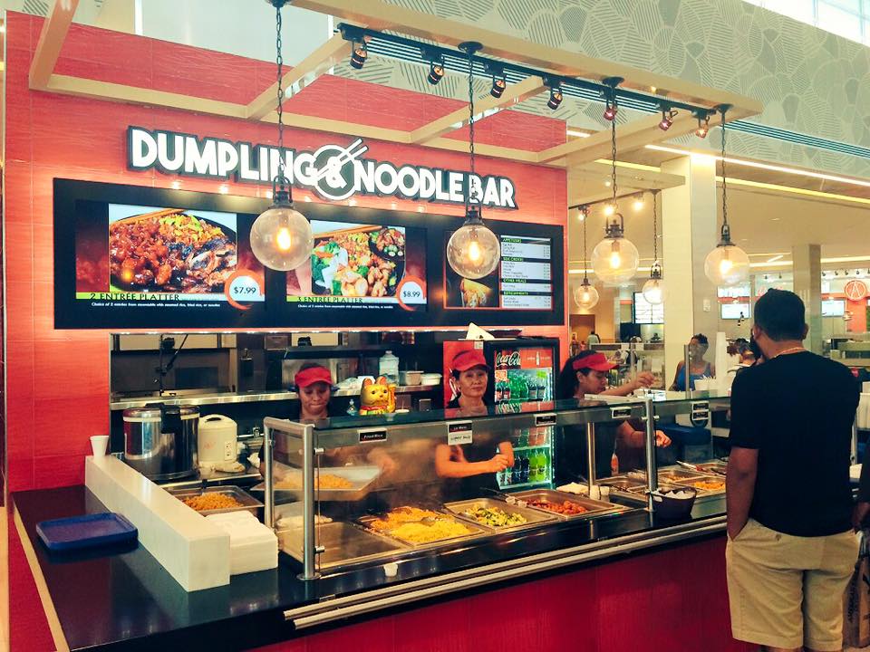 Dumpling and Noodle Bar inside the Florida Mall’s Dining Pavilion (Food Court)