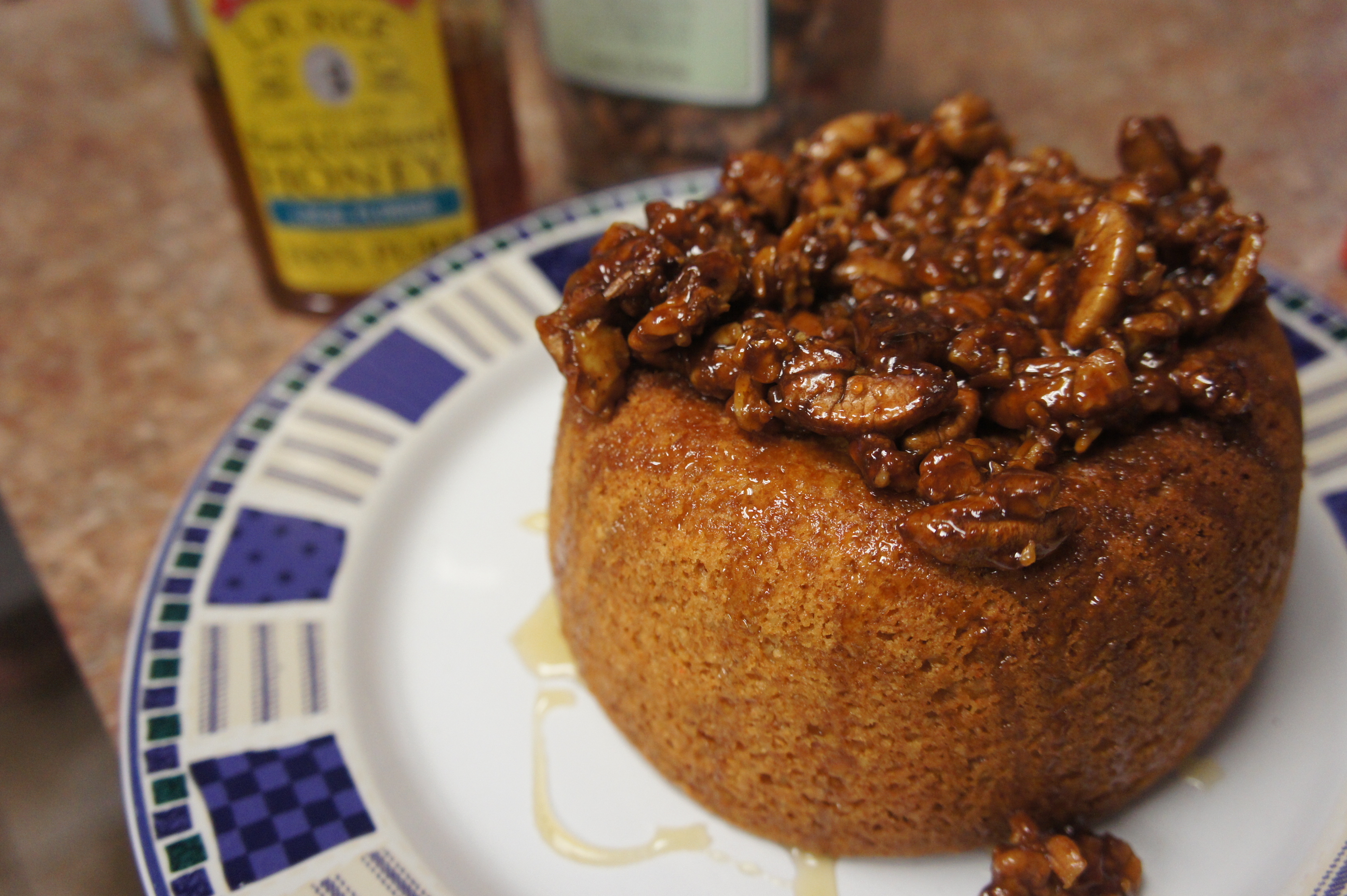 Easy Pecan Crusted Honey Cake – Recipe