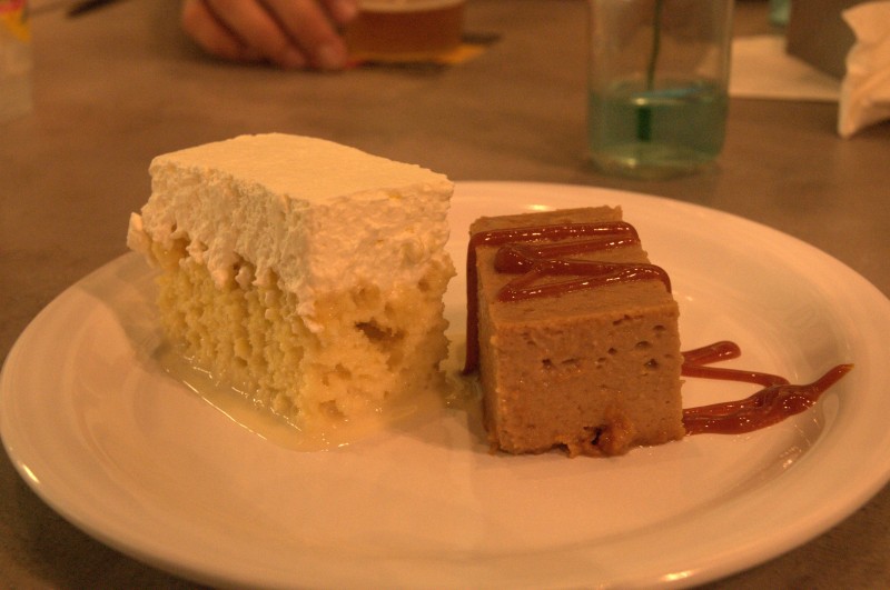 Tres Leche and Guava Guava Cheescake 