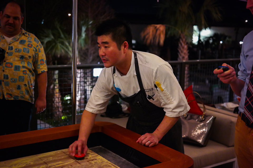 Shuffleboard Madness and Spring Cocktails at Morimoto Asia