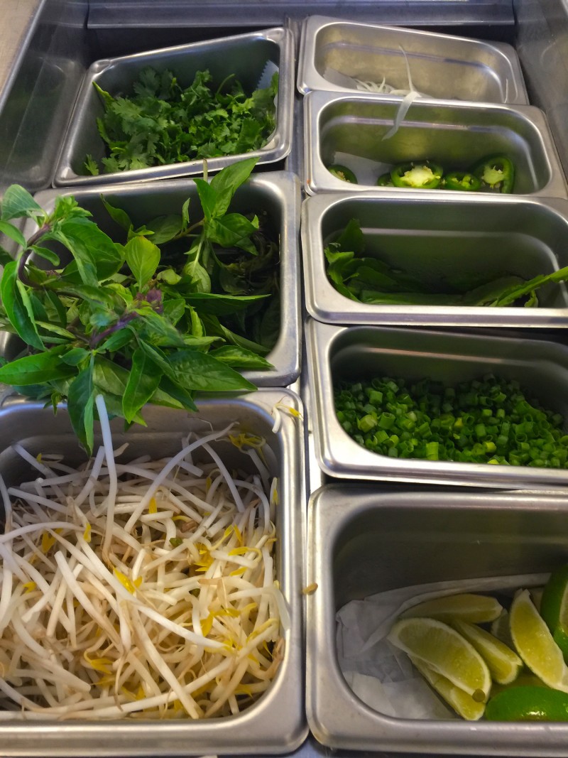 Herbs and veggie station