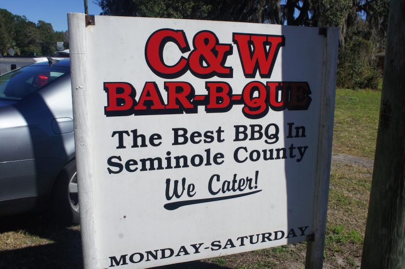 C & W Barbeque in Oviedo