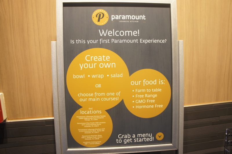 Paramount Lebanese Kitchen at UCF Orlando