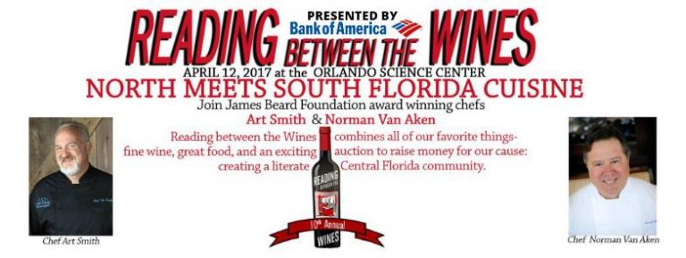 10th Annual ‘Reading between the Wines’ Event with Chefs Norman Van Aken and Art Smith