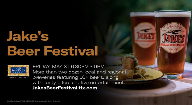 Event: Jake’s Beer Festival at Loews Royal Pacific Resort – May 3rd