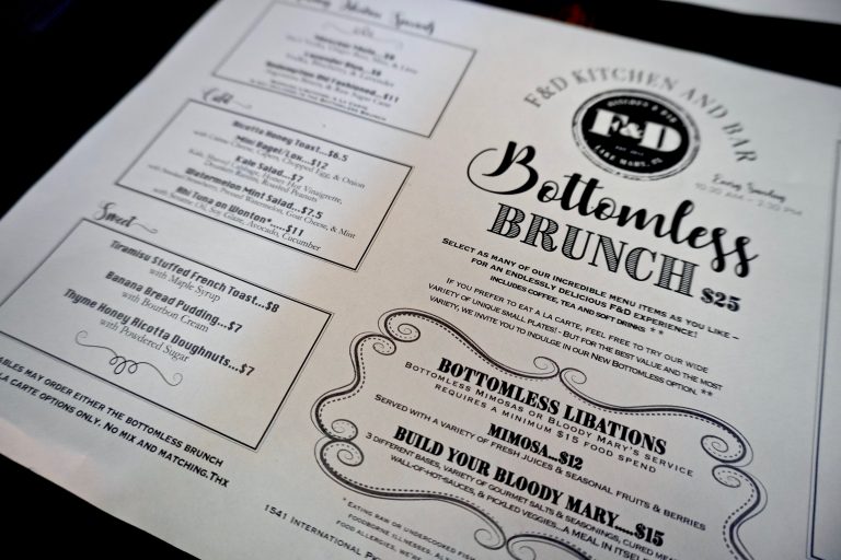 New Bottomless Brunch at F&D Kitchen and Bar in Lake Mary
