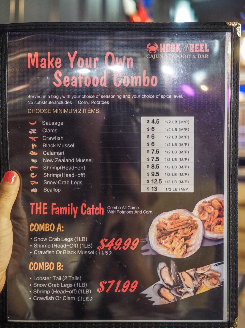Hook and Reel Menu With Prices in 2024 - Its Yummi