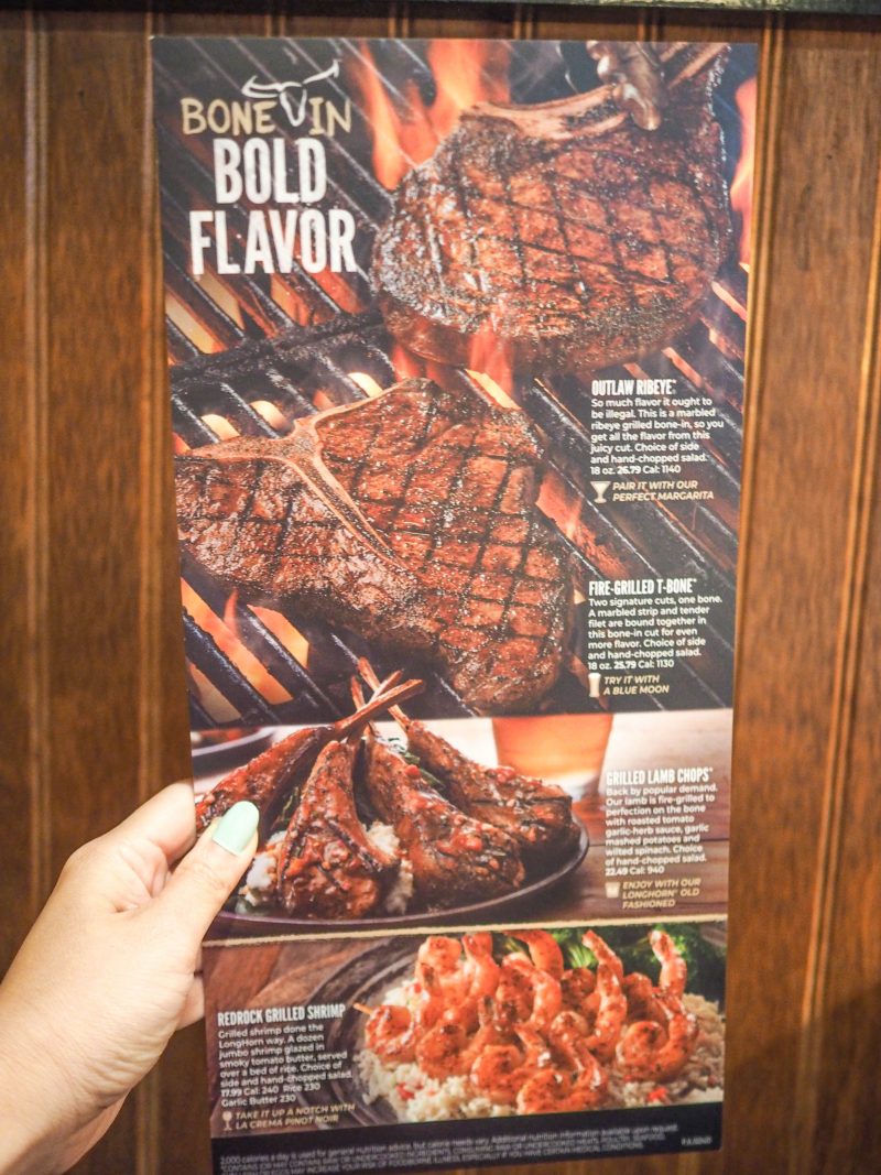 Inside Look New Bone In Bold Flavor Menu At Longhorn Steakhouse