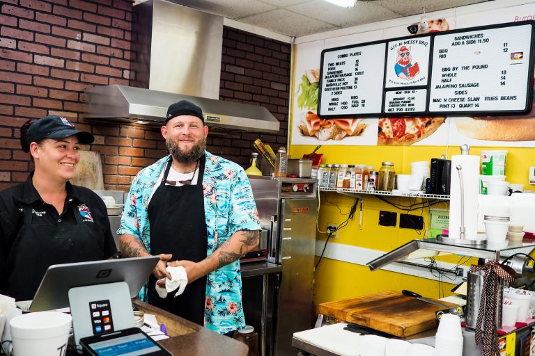 Catching up with Chef Chuck Cobb of Git-N-Messy BBQ at Hall Road