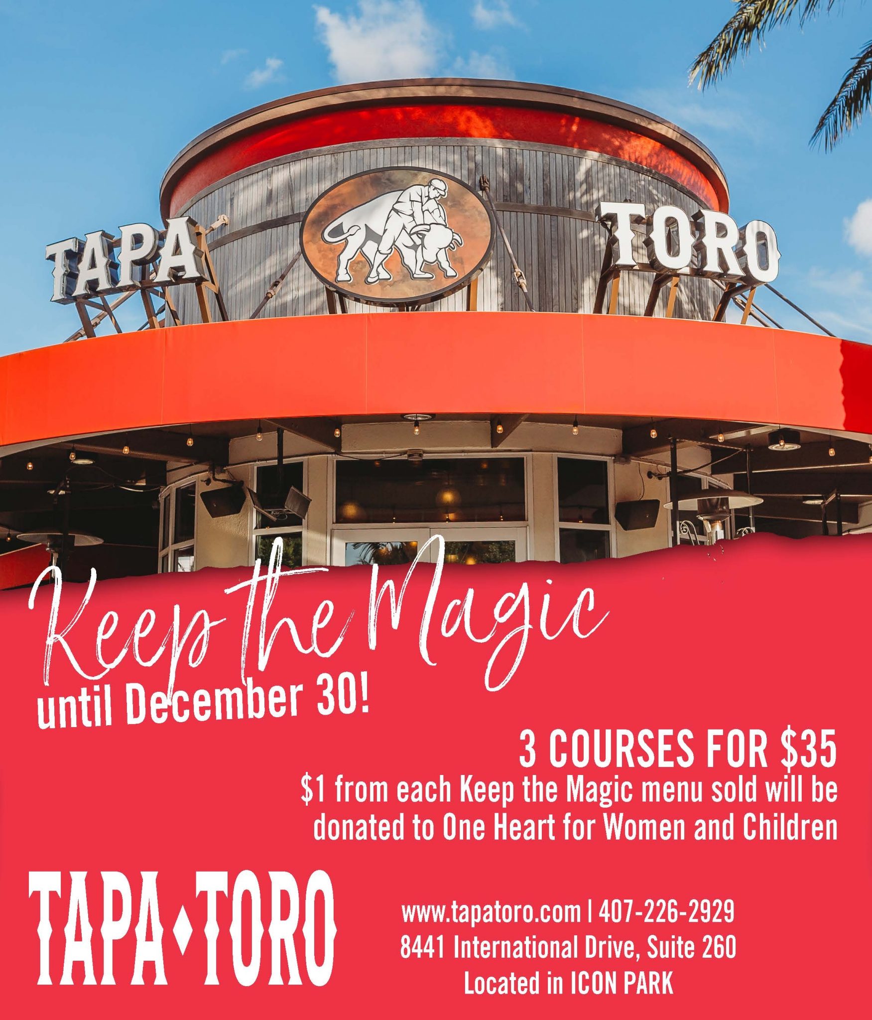 tapa toro magical dining