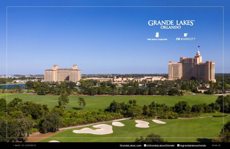 Grande Lakes Orlando – Spring 2022 – Event and Activity Guide – The Ritz Carlton and JW Marriott Grande Lakes