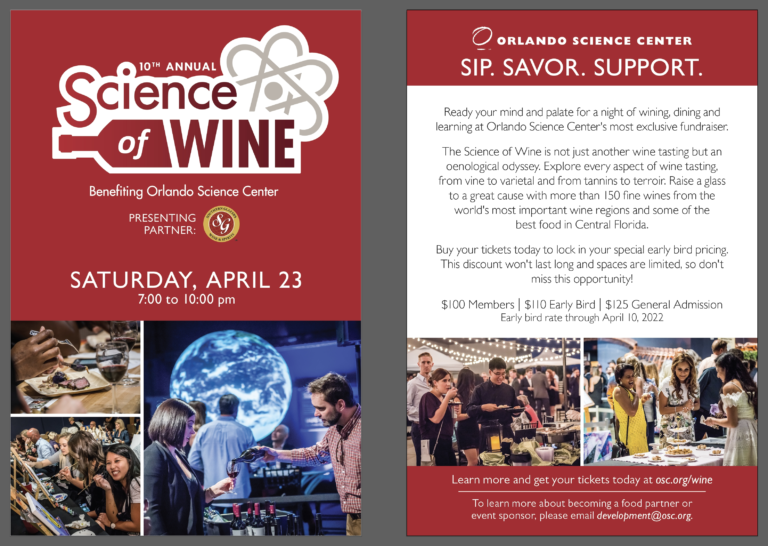SOLD OUT – Upcoming Event: 10th Annual Science of Wine – Saturday April 23, 2022