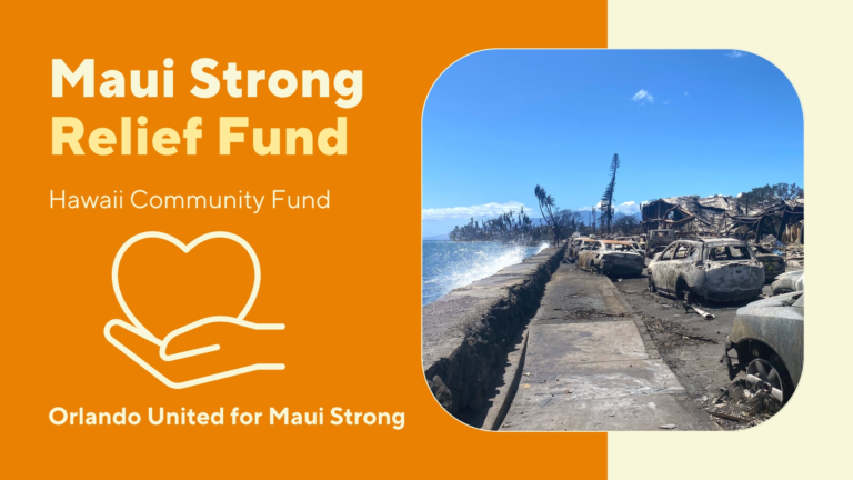 Orlando United for Maui Wildfire Victims – Maui Strong Fund – Virtual Silent Auction and GoFundMe