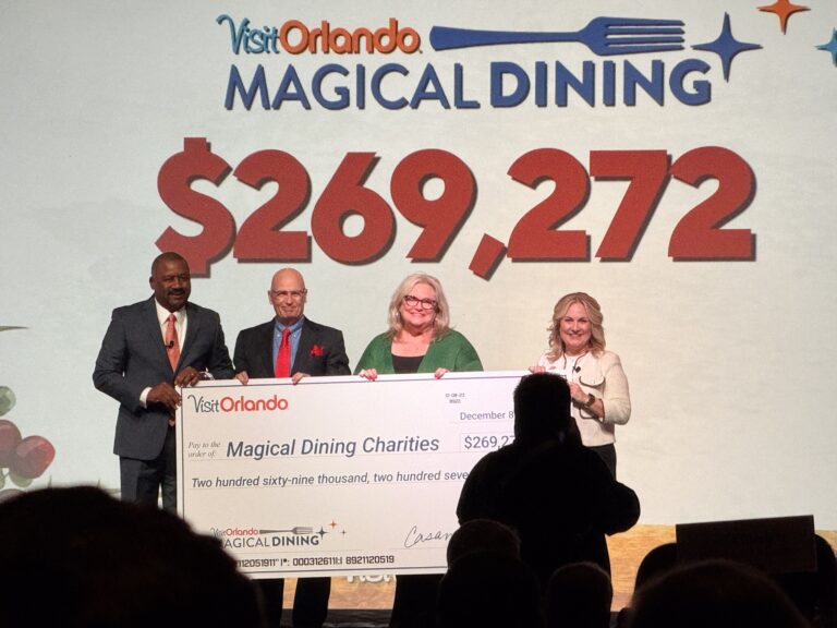 Visit Orlando’s Magical Dining Raises $269,272 for Orange County Charities,  