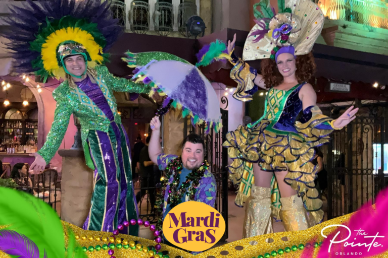 Mardi Gras at The Pointe Orlando Returns Saturday March 1, 2025