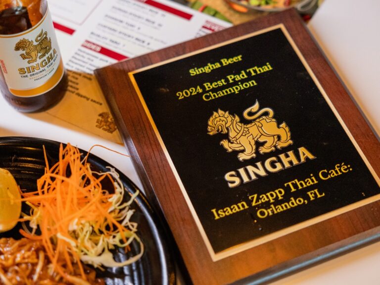 Orlando’s Isan Zaap is Crowned Best Pad Thai in America 2025 by Singha Beer